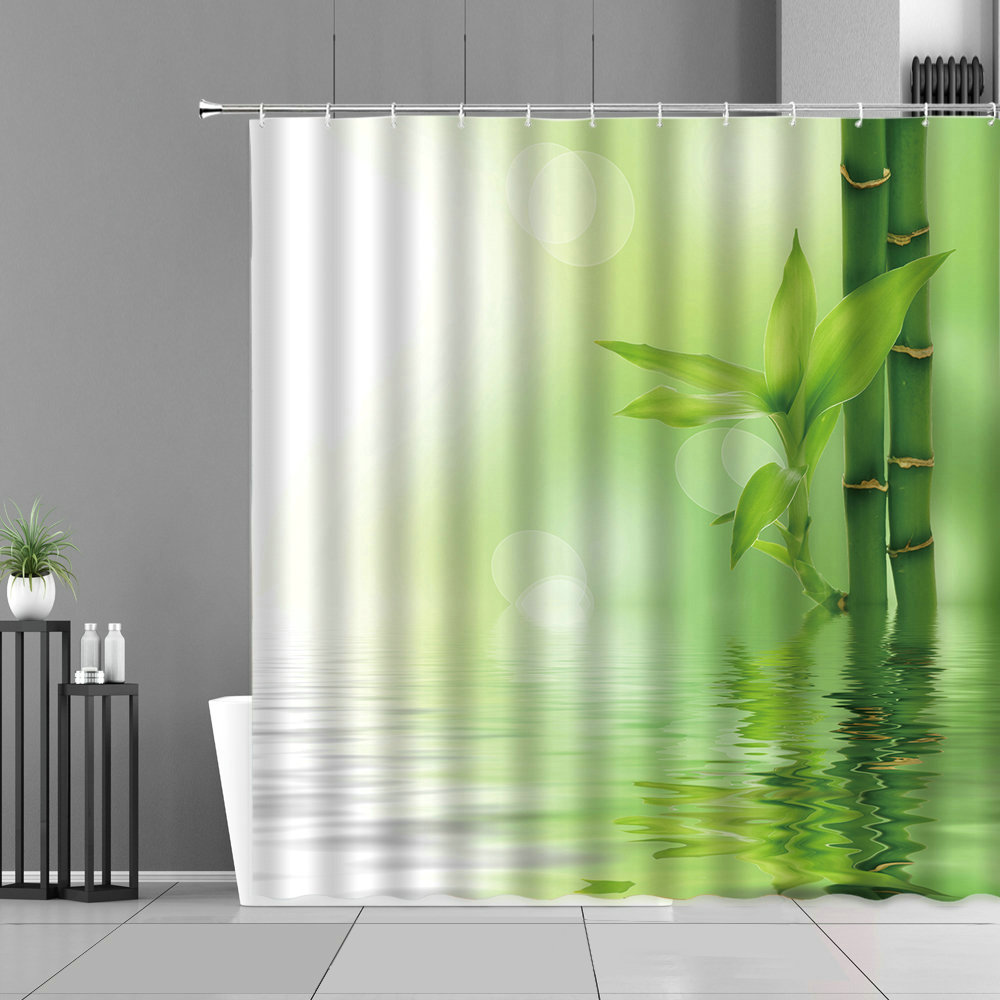 Shower Curtain with Hooks